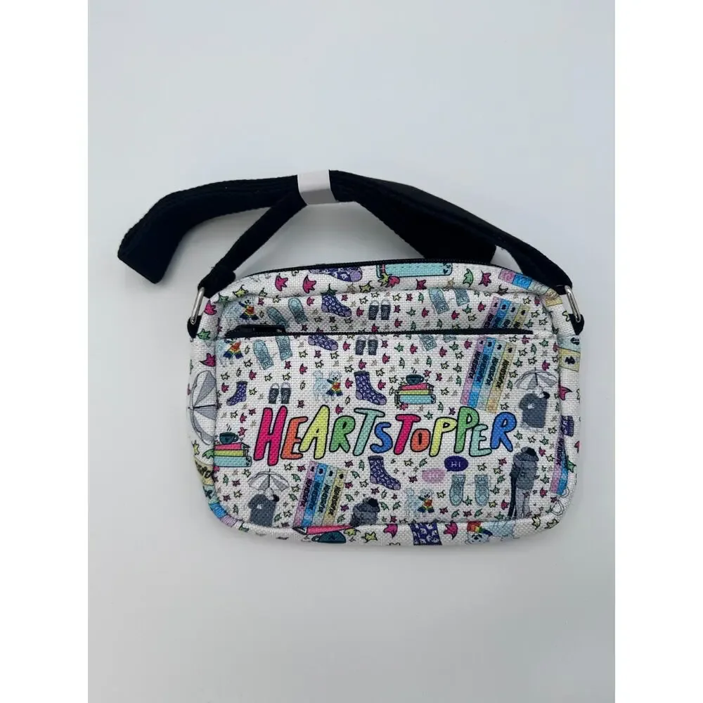 Heartstopper Crossbody Bag‎ Small Zippered Shoulder Purse Book Lover Bag NEW